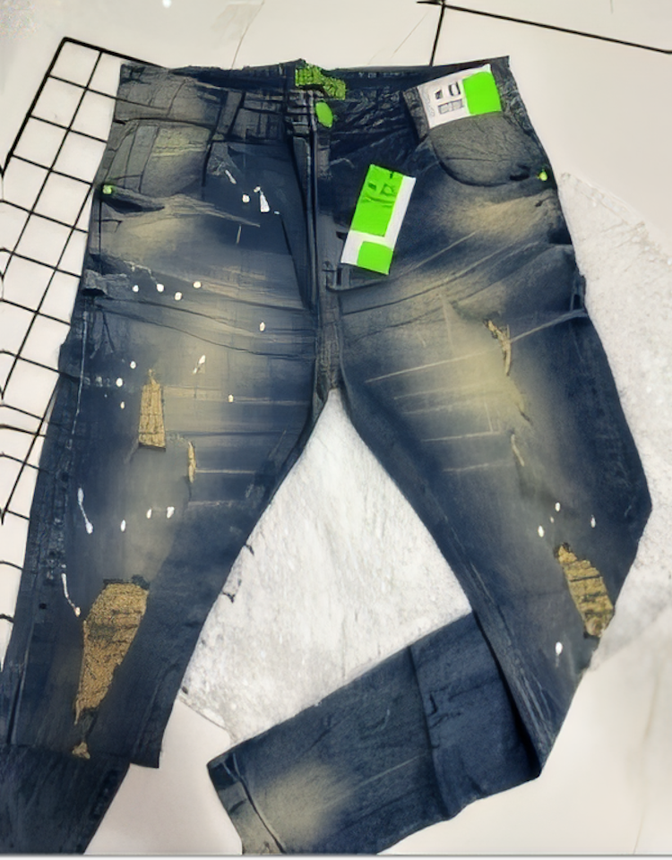 Calça Jeans Masculina Estilo Jogador